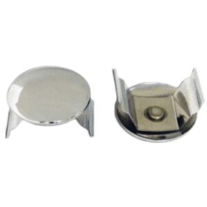 End Cap Mudguard Pole Chrome