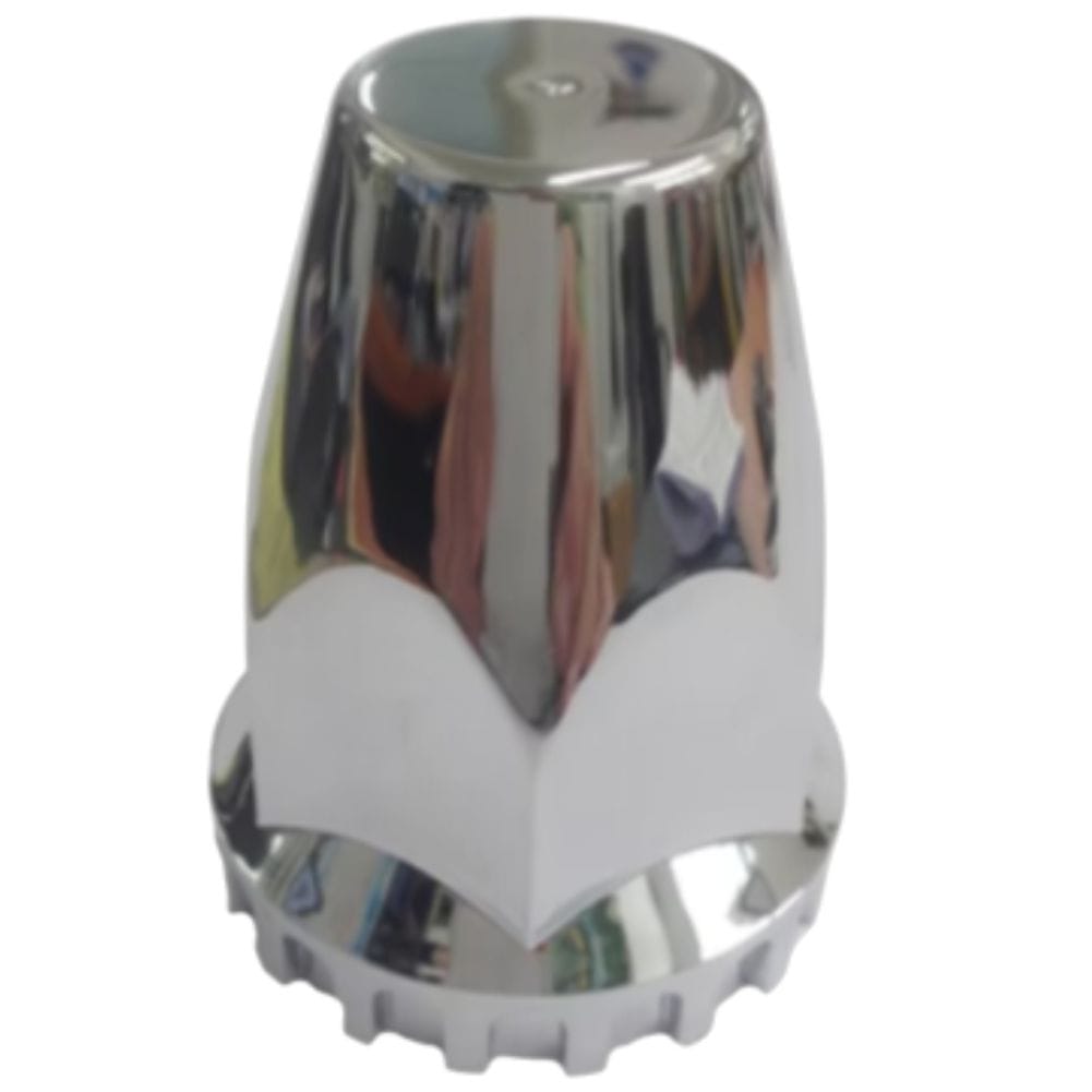 Nut Cover Screw On 32mm/33mm Chrome Plastic