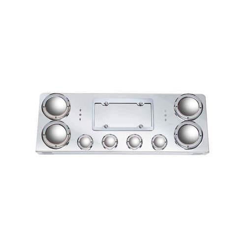 Stainless Steel Tag Plate 4 x 4 4 x 2 Inch Round Holes Lower