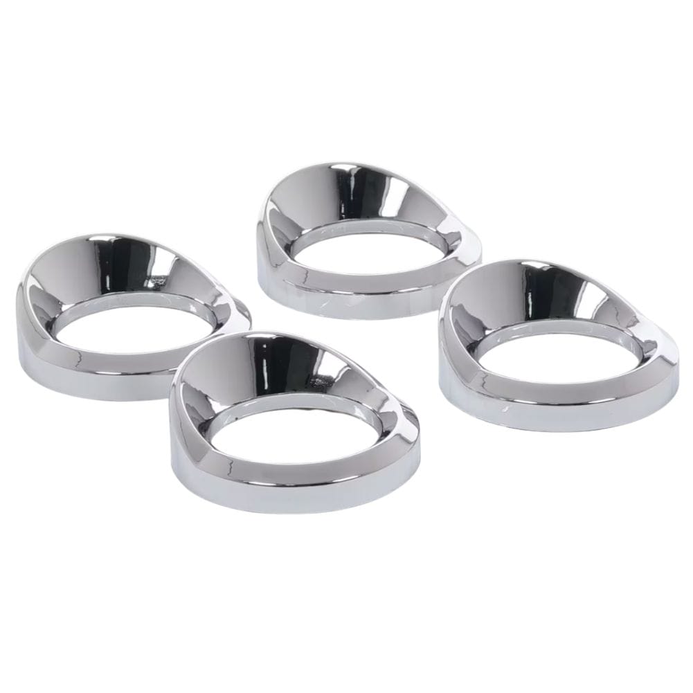 Gauge Cover Visor Small 4 pack Chrome To Suit Kenworth