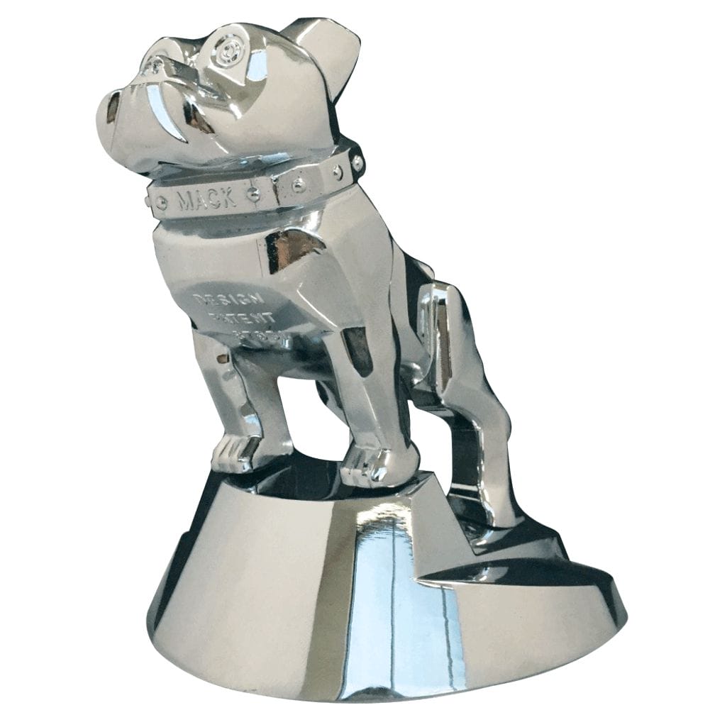 Hood Ornament Bull Dog Chrome