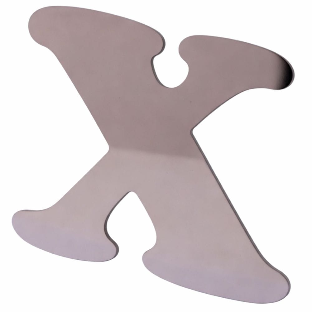 Stainless Steel Letter X