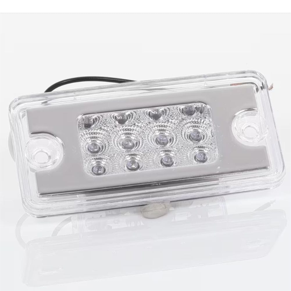 LED Light Multi-volt Flush Sun Visor Light Clear To Suit Freightliner/Mack