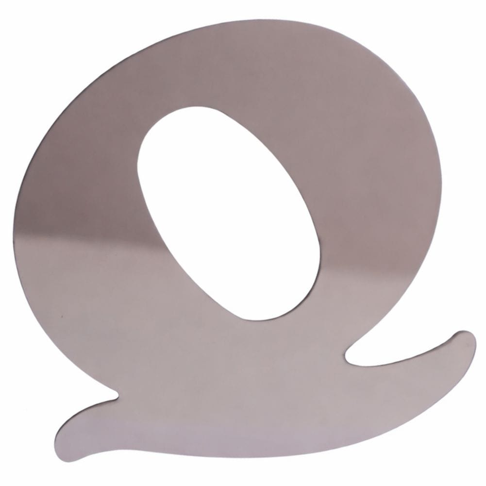 Stainless Steel Letter Q