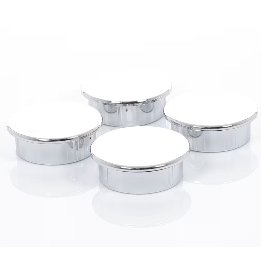 Endcap Mudguard Pole Chrome 4 Pack