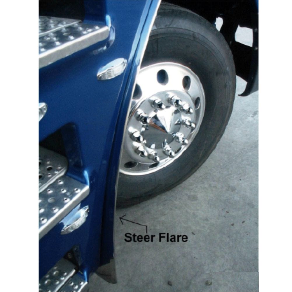 Stainless Steel Flares Steer To Suit  Freightliner Argosy