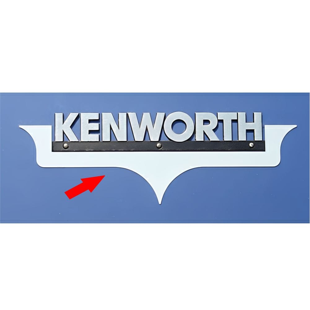 Stainless Steel Badge Trim Embellished  To Suit Kenworth