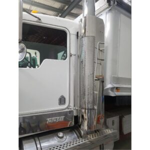 Stainless Steel Exhaust Shroud To Suit Kenworth T404SAR/T408/T409 Left Hand Side