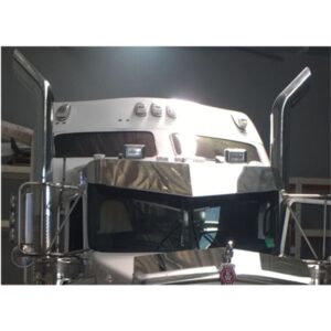 Stainless Steel Sun Visor 12 Inch Boltless To Suit Kenworth T350/T359/T404/T408/T409/T604/T608/T609/T659/T904/T908/T909