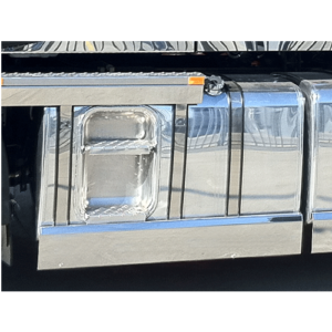 Stainless Steel Tank Skirt Square 870MM Single To Suit Kenworth/Freightliner/Iveco
