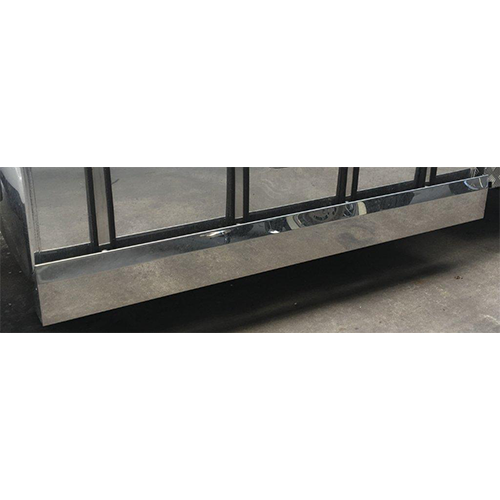 Stainless Steel Tank Skirt Square 1850 Endcap Single To Suit Kenworth/Freightliner/Iveco