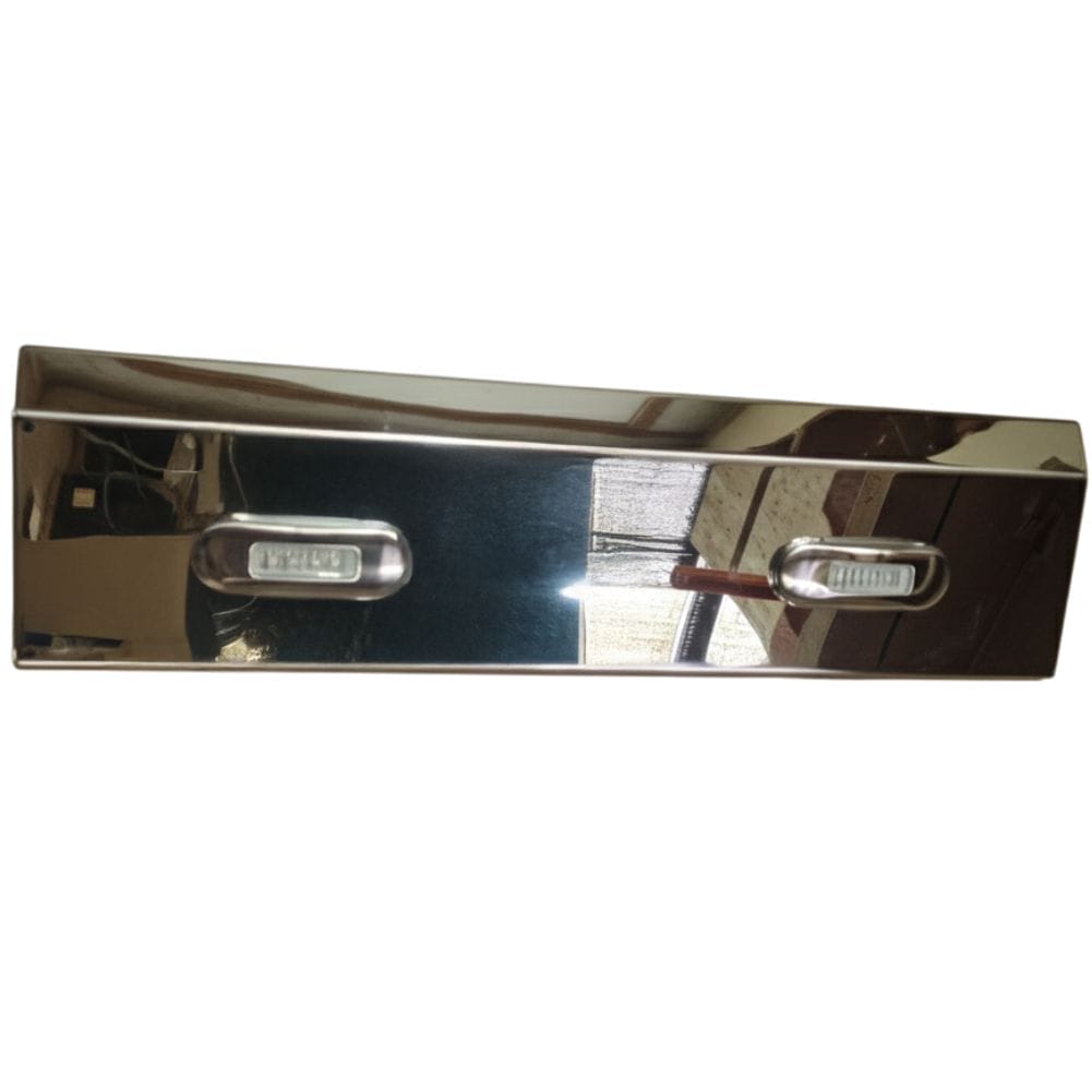 Stainless Steel Tank Skirt 475MM Round Clear/Amber Single