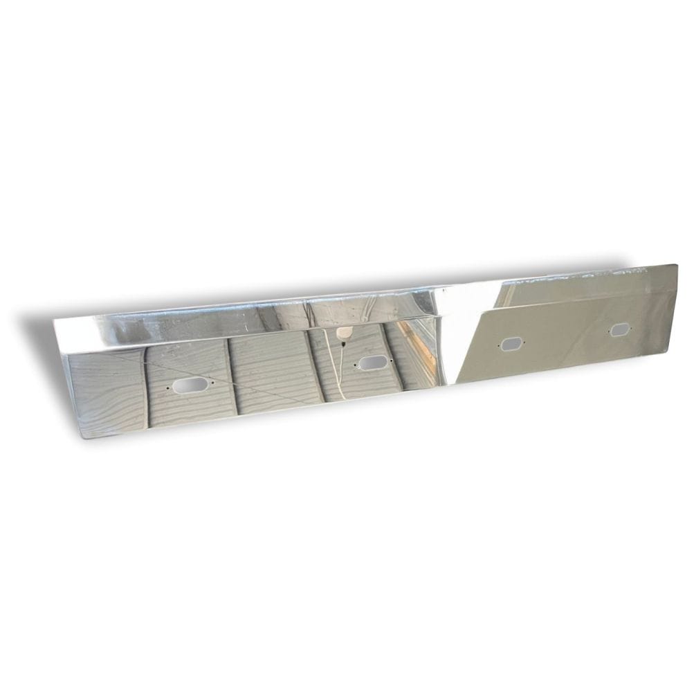 Stainless Steel End Cap Tank Skirt Square 875MM Single To Suit Kenworth/Freightliner/Iveco/Mercedes