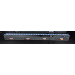 Stainless Steel Tank Skirt Round 1320MM 4 LED’s Amber Single To Suit Western Star