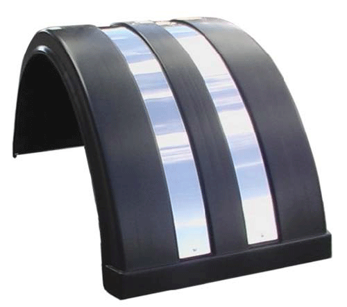 Stainless Steel Rear Stainless Steel Plastic Guard Insert Spraysafe 1700MM Single