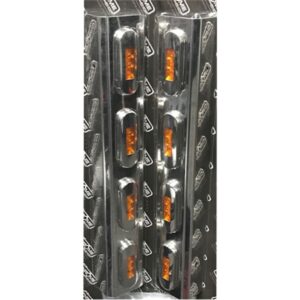 LED Light Mirror Bracket Amber Universal Pair