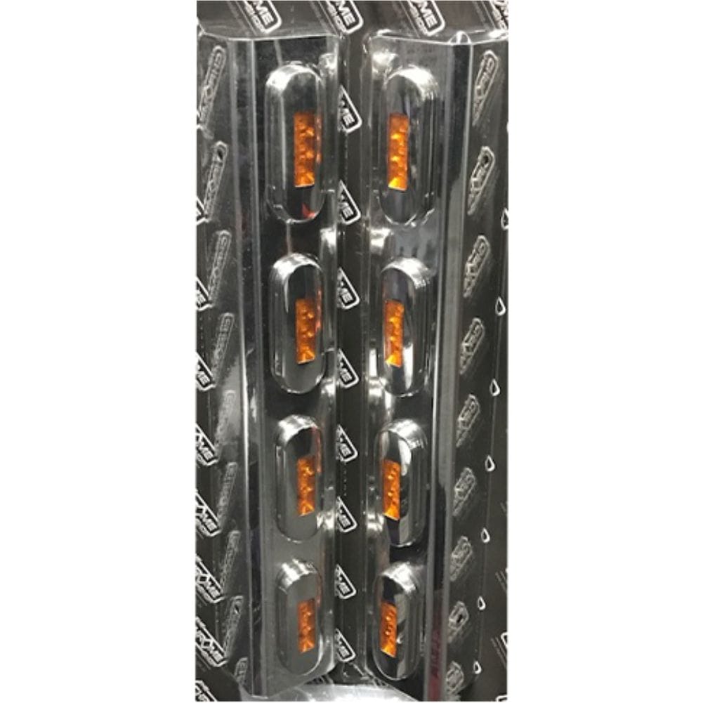 LED Light Mirror Bracket Amber Universal Pair