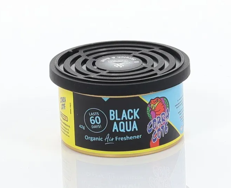 Cobra Cote Organic Air Freshener - Black Aqua Scent 42g
