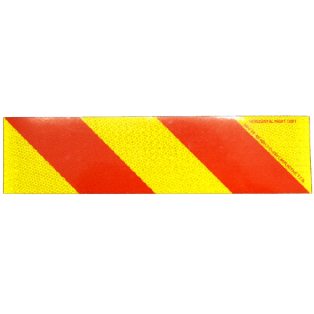 Marker Yellow/Red 400X100 Sticker Class 1 Right